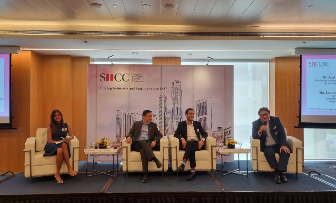 mr anthony lim on the panel of speakers at the sicc event purposeful business